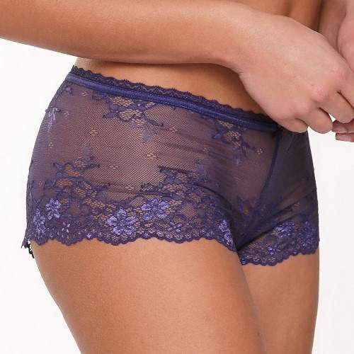 LingaDore Quotidien Basic bleu/print shortie