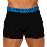 Muchachomalo Light Cotton Solid noir/bleu boxer