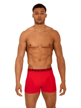 Muchachomalo Light Cotton Solid rouge boxer