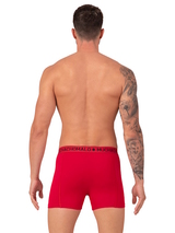 Muchachomalo Light Cotton Solid rouge boxer
