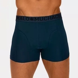 Muchachomalo Light Cotton Solid petrol boxer