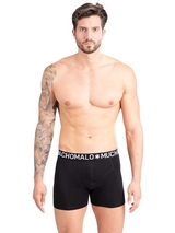 Muchachomalo Light Cotton Solid noir boxer