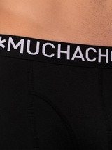 Muchachomalo Light Cotton Solid noir boxer