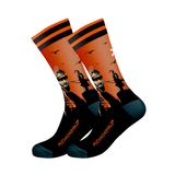 Muchachomalo Mongolian orange/print chaussettes