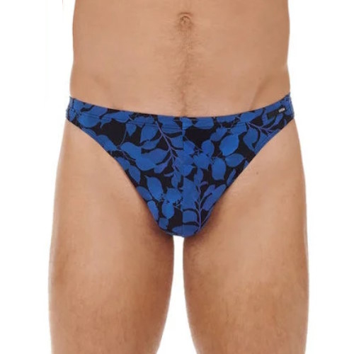 HOM Quentin bleu/print string pour hommes