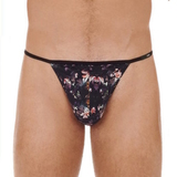 HOM Sebastian noir/print string pour hommes