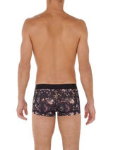 HOM Sebastian noir/print sport trunk