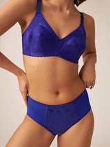 Naturana Minimizer violet/print soutien-gorge sans armatures en dentelle
