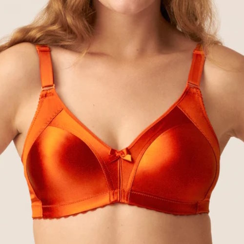 Naturana Minimizer orange soutien-gorge sans armatures en dentelle