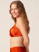 Naturana Minimizer orange soutien-gorge sans armatures en dentelle