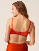 Naturana Minimizer orange soutien-gorge sans armatures en dentelle