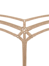 Marlies Dekkers Space Odyssey paillettes d'or culotte string