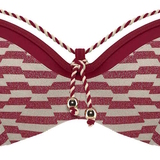 Maillots de bain Marlies Dekkers Neptuna rouge/print haut de bikini préformé