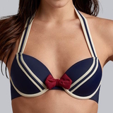 Maillots de bain Marlies Dekkers Sailor Mary bleu marine/ivoire bikinitop push up