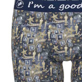 Un poisson nommé Fred Oscar bleu marine/print boxer