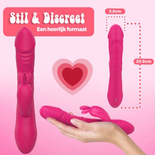 PureVibe Magic Pulsing rose vibromasseur lapin