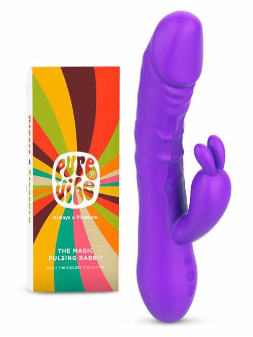 PureVibe Magic Pulsing violet vibromasseur lapin