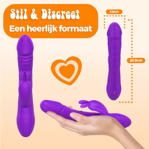 PureVibe Magic Pulsing violet vibromasseur lapin