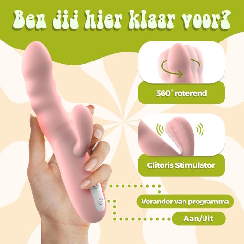 PureVibe BodyRythm rose pastel vibromasseur lapin