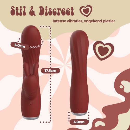 PureVibe PureSens bordeaux vibromasseur lapin