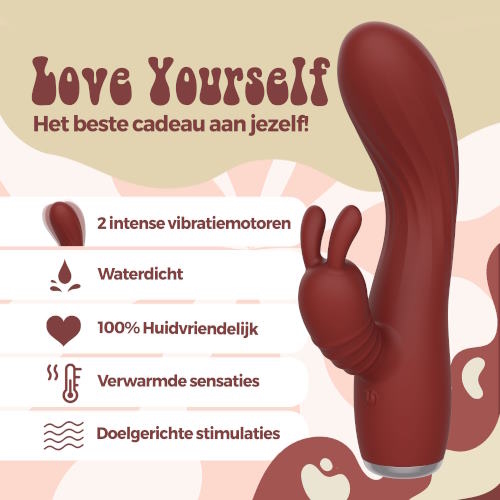 PureVibe PureSens bordeaux vibromasseur lapin