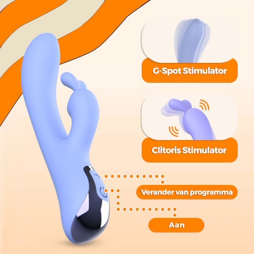 PureVibe LELA violet vibromasseur lapin