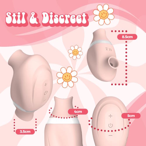 PureVibe Oral Air-Pulse Lover rose pastel vibromasseur clitoris
