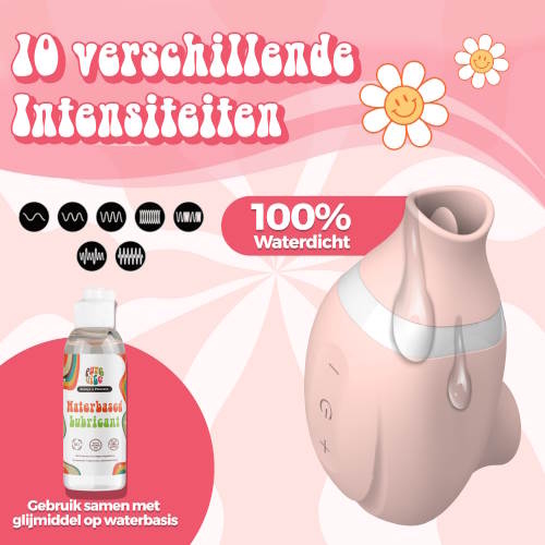 PureVibe Oral Air-Pulse Lover rose pastel vibromasseur clitoris
