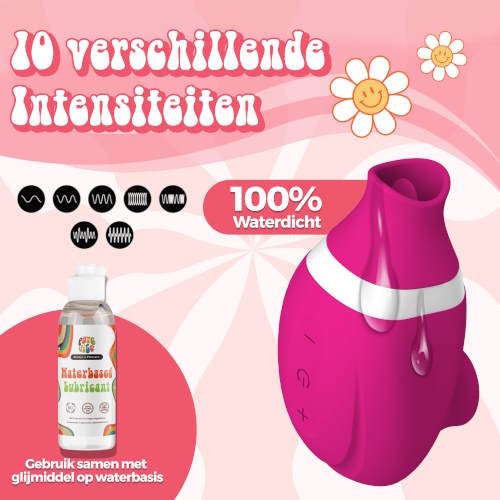 PureVibe Oral Air-Pulse Lover rose vibromasseur clitoris