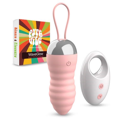 PureVibe WaveGlow rose pastel oeuf vibrant