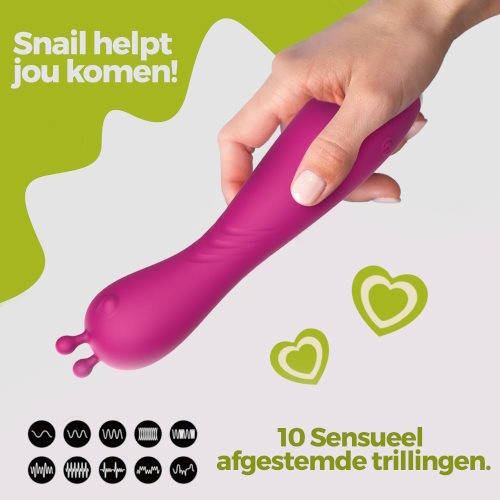 PureVibe Snail violet vibromasseur baguette