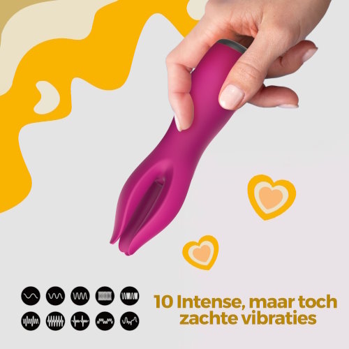 PureVibe Bliss Blossom violet vibromasseur baguette