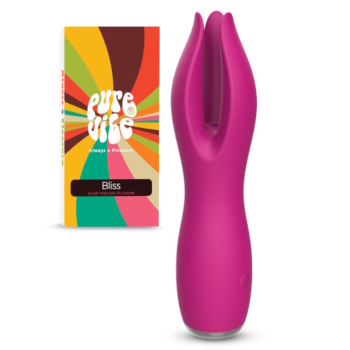 PureVibe Bliss Blossom violet vibromasseur baguette