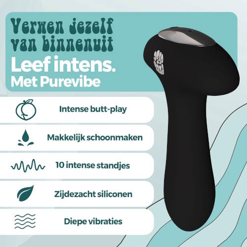 PureVibe Yippie Plug noir jouet anaux