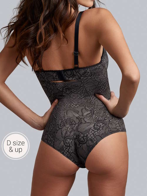 Marlies Dekkers Lioness of Britanny grijs/zwart corselet