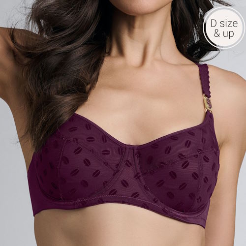 Marlies Dekkers Visage aubergine soutien-gorge sans forme