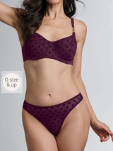 Marlies Dekkers Visage aubergine soutien-gorge sans forme