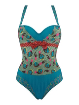 Marlies Dekkers Gaia bleu/print corselet