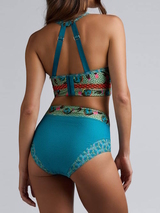 Marlies Dekkers Gaia bleu/print soutien-gorge rembourré