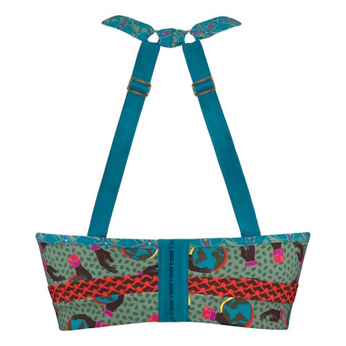 Marlies Dekkers Gaia bleu/print soutien-gorge rembourré