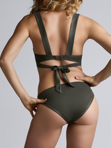 Maillots de bain Marlies Dekkers Cache Coeur vert slip de bikini