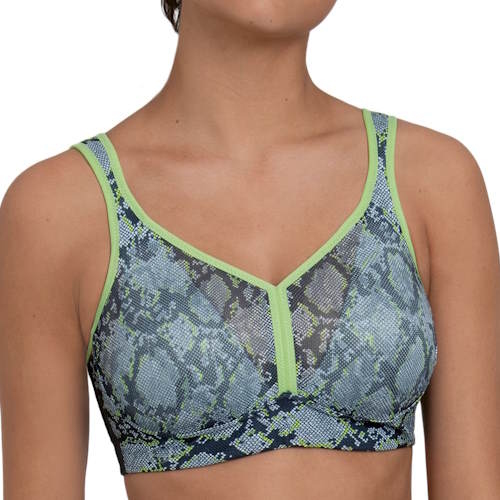 Anita Active Contrôle aérien Delta trail gris/print soutien-gorge de sport