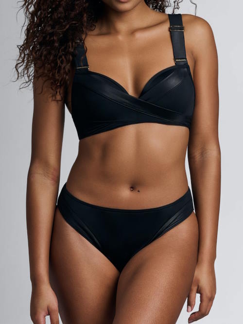 Maillots de bain Marlies Dekkers Cache Coeur noir haut de bikini préformé