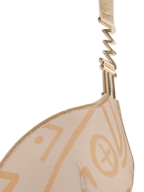 Marlies Dekkers Golden Caro ivoire/print soutien-gorge push up