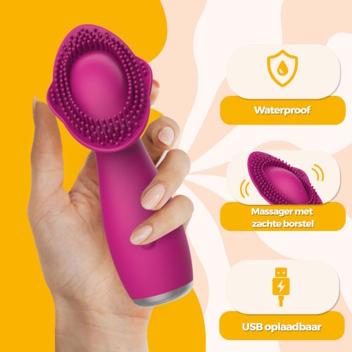 PureVibe SoftSwirl rose vibromasseur baguette