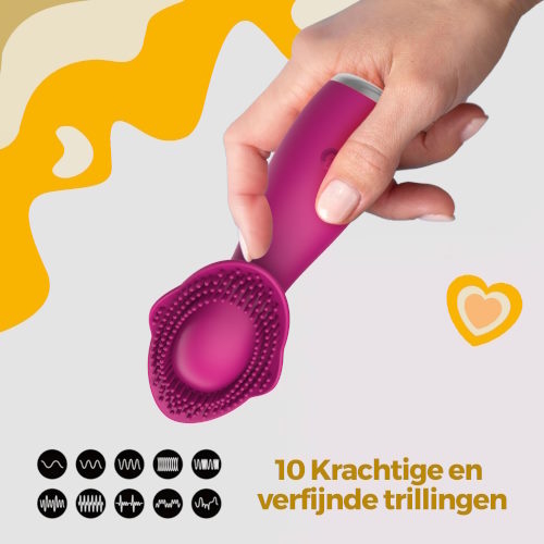 PureVibe SoftSwirl rose vibromasseur baguette
