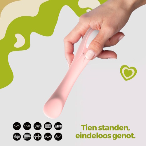 PureVibe PlayTime rose pastel g-spot vibromasseur