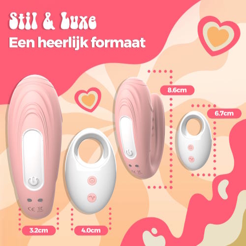 PureVibe TouchMe rose pastel vibromasseur clitoris