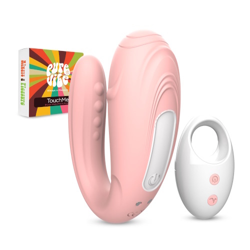 PureVibe TouchMe rose pastel vibromasseur clitoris