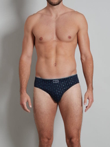 Tom Tailor Monté bleu marine/print slip pour hommes
